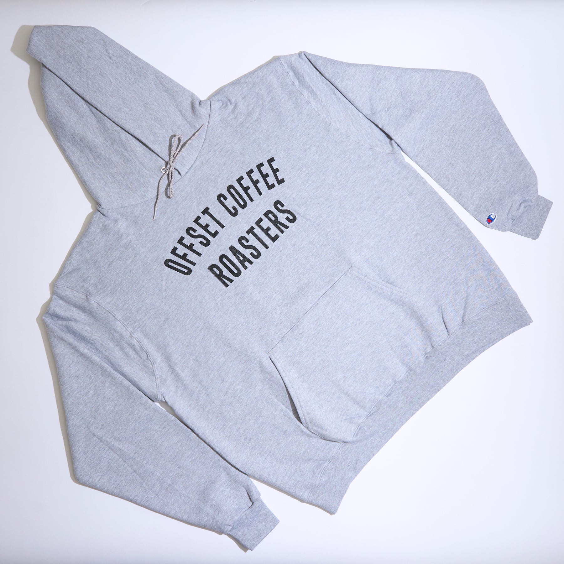 Offset Grey Hoodie
